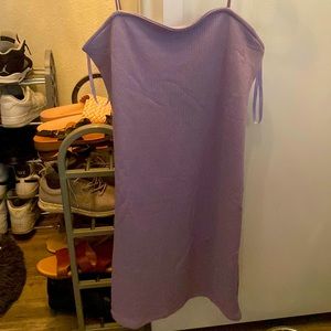 Lavender Spaghetti Strapped Dress